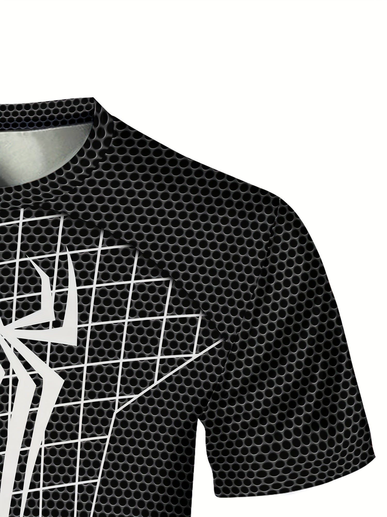 Men’s 3D Geometric Compression T-Shirt  Spider Man – High-Stretch Power. Modern Fit.