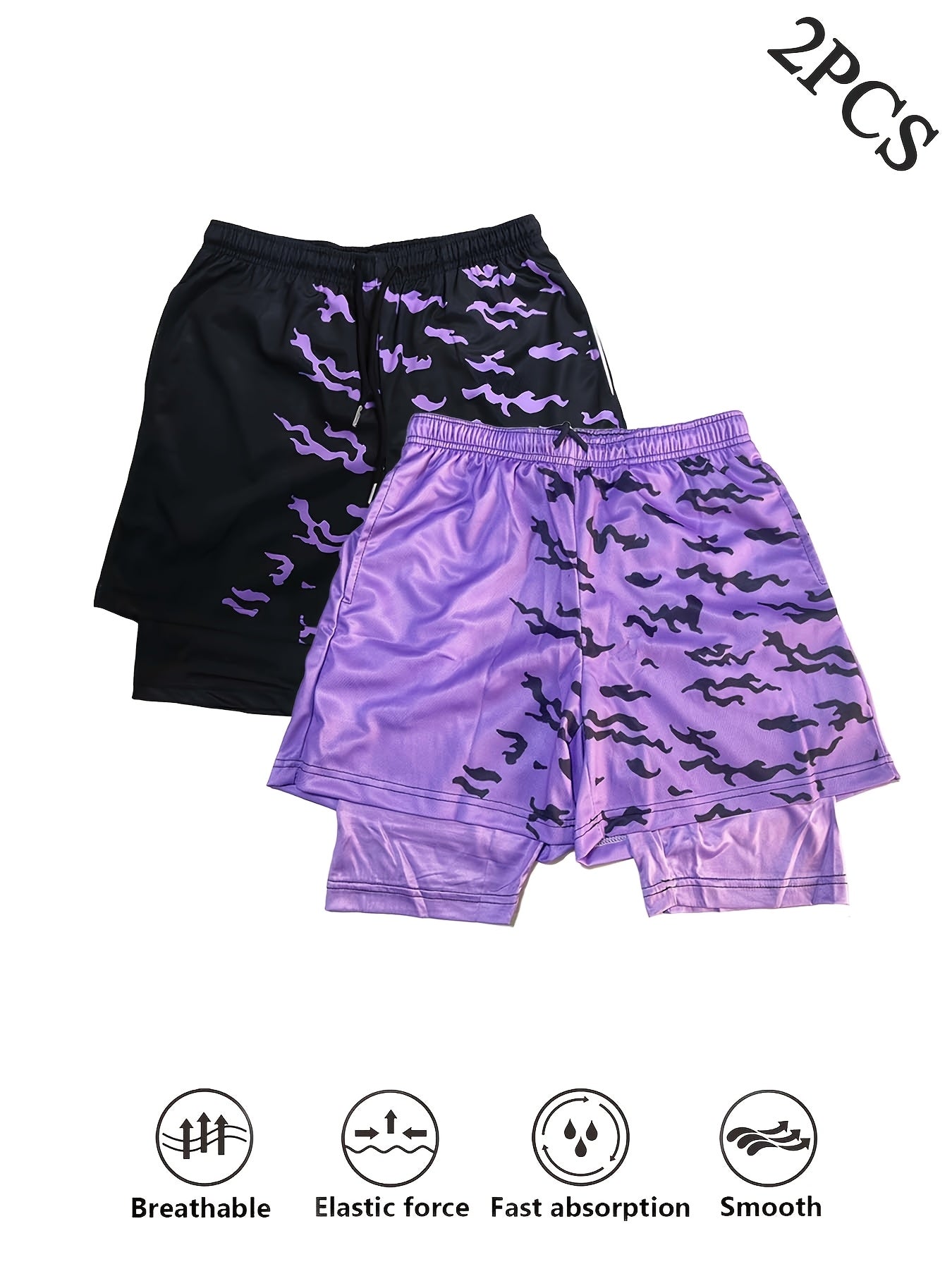 DualMotion™ Men’s Layered 2x Sports Shorts