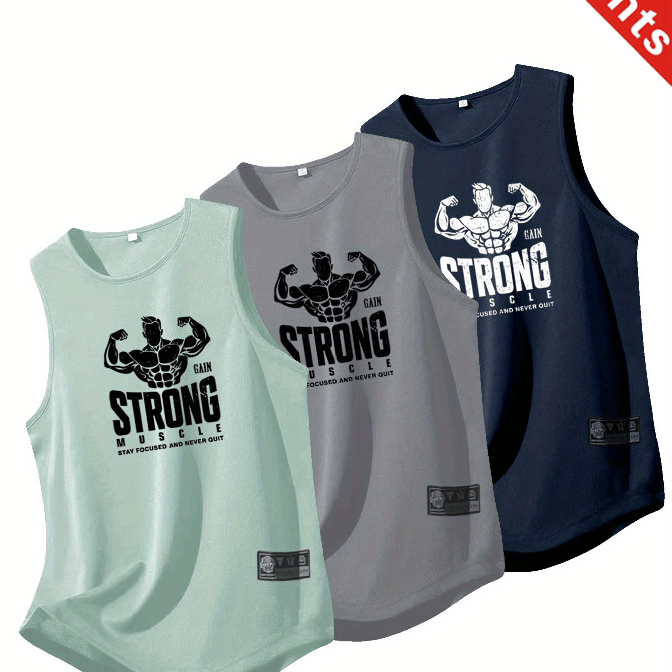 AlphaDry™ 3-Pack Men’s Performance Training Tanks