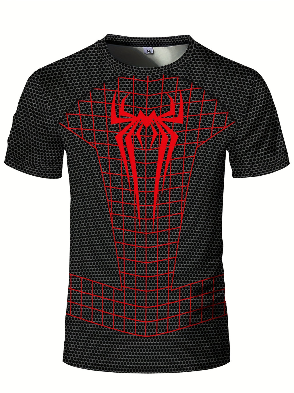 Men’s 3D Geometric Compression T-Shirt  Spider Man – High-Stretch Power. Modern Fit.
