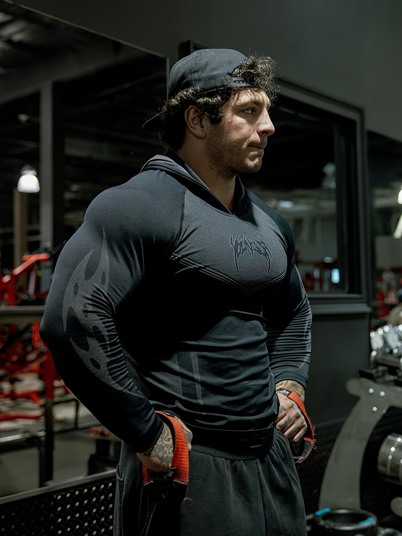 Men’s Hooded Long-Sleeve Performance Top