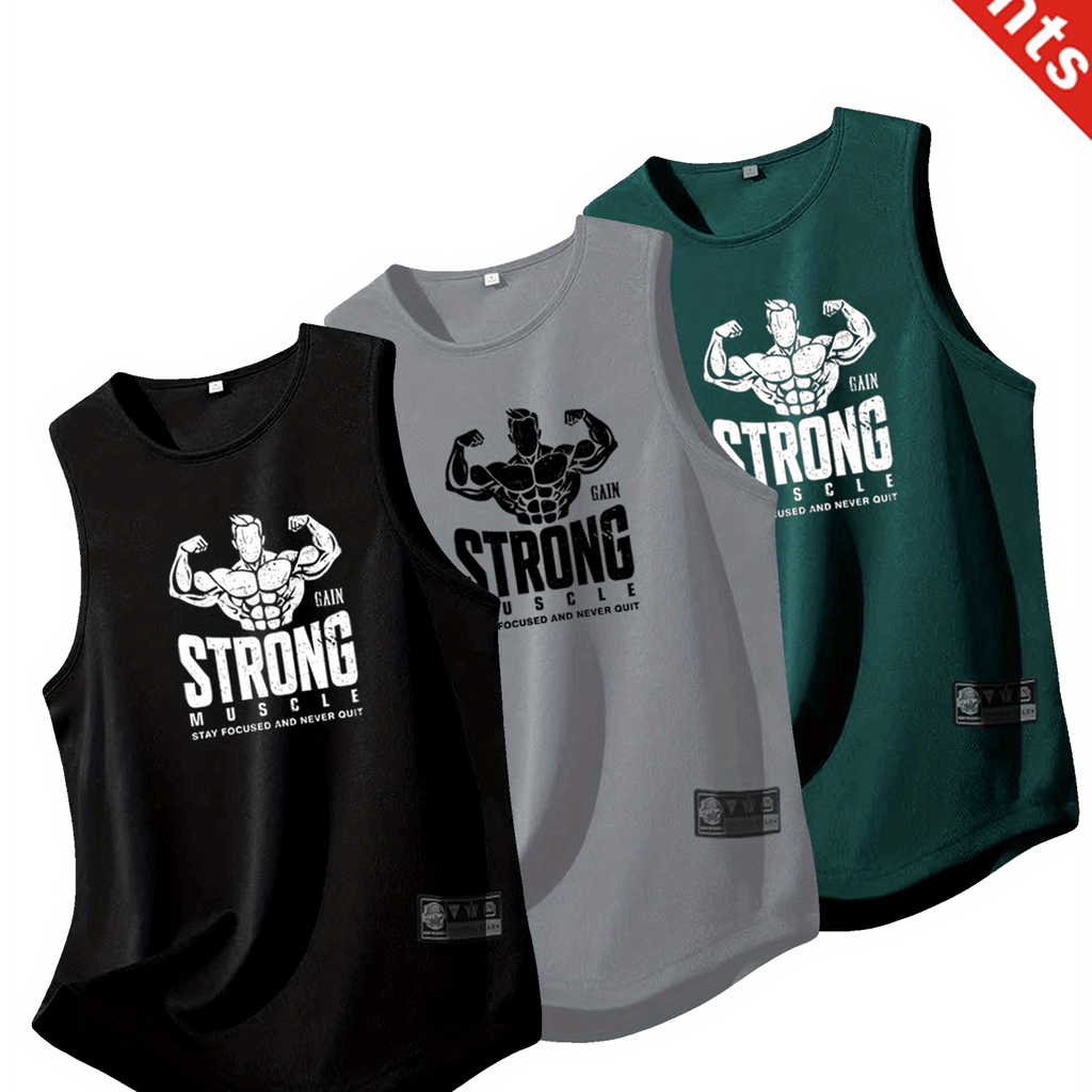 AlphaDry™ 3-Pack Men’s Performance Training Tanks