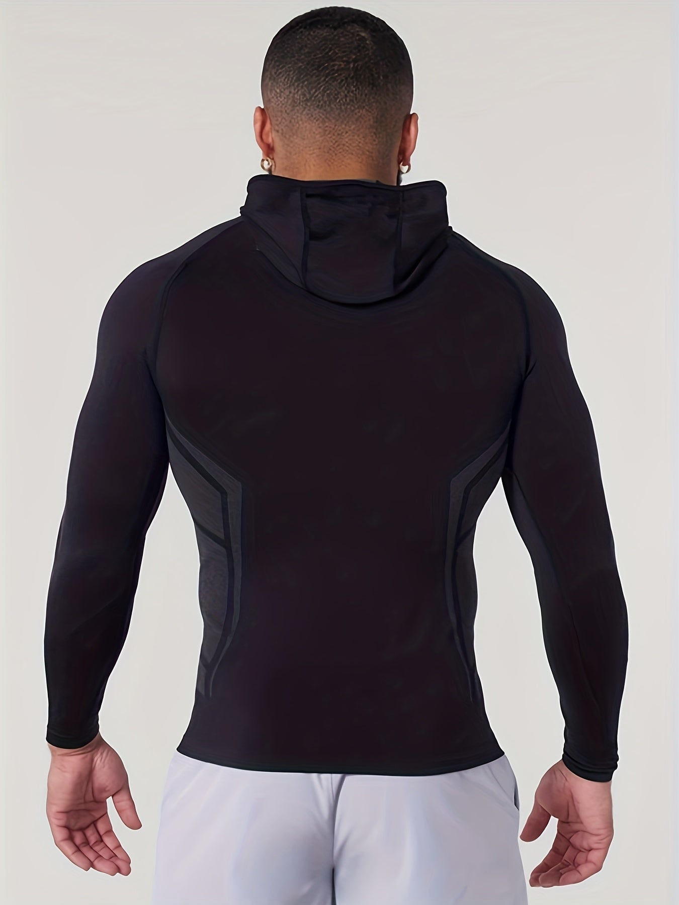 Men’s Hooded Long-Sleeve Performance Top