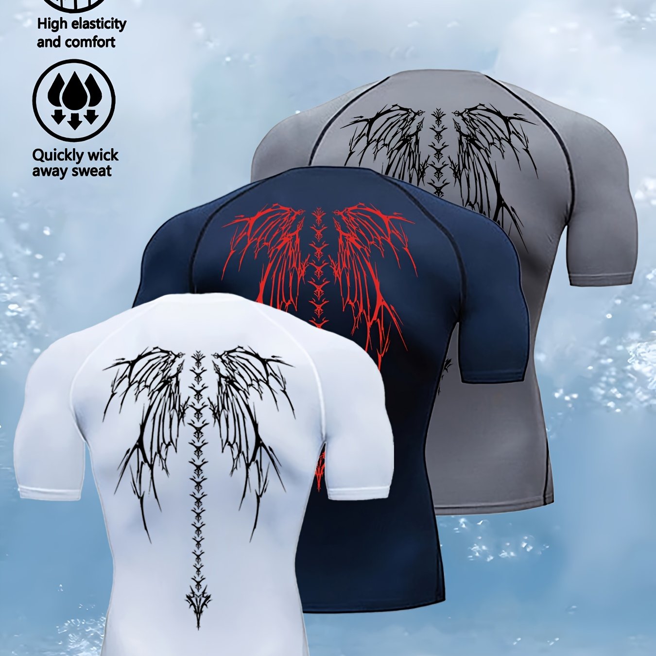 AlphaWing™ 3-Pack Men’s Compression Tees