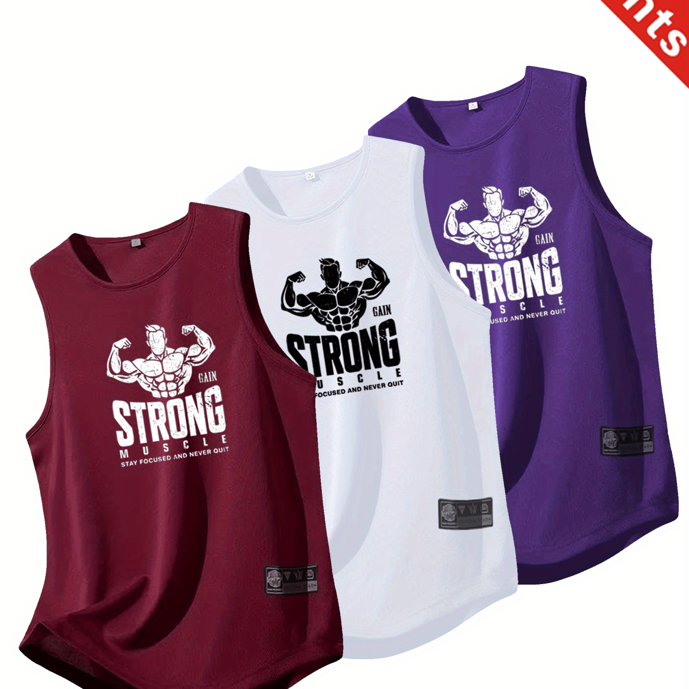 AlphaDry™ 3-Pack Men’s Performance Training Tanks